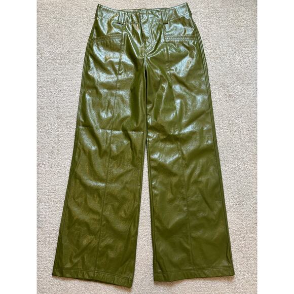 Free People Star Crossed Lovers Faux Leather Pants - Picture 1 of 7